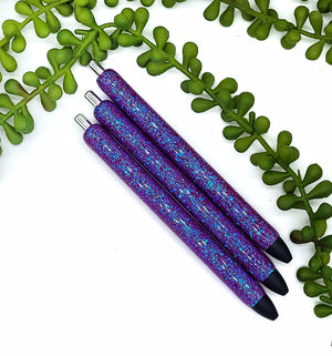Epoxy Glitter Pen - Purple Glitter